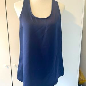 Banana Republic Navy Blue Racerback Sleeveless Top Size Medium